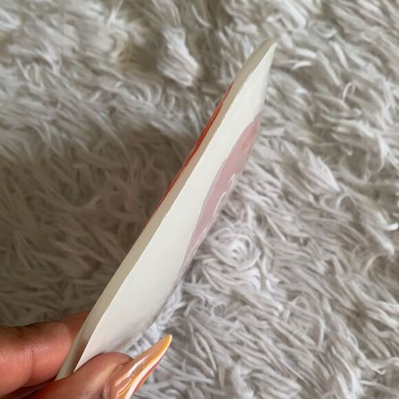 Always In Love Red Heart Jewelry Trinket Tray Clear Dish - Picture 4 of 7